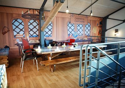 Salle anniversaire Cabine du Capitaine